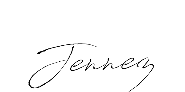 Also we have Jennez name is the best signature style. Create professional handwritten signature collection using Antro_Vectra autograph style. Jennez signature style 6 images and pictures png