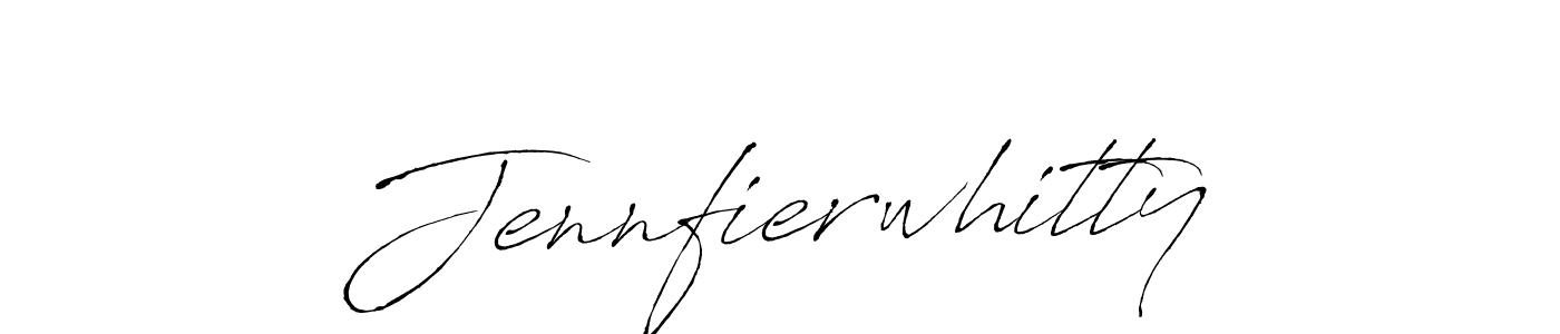 Make a beautiful signature design for name Jennfierwhitty. With this signature (Antro_Vectra) style, you can create a handwritten signature for free. Jennfierwhitty signature style 6 images and pictures png