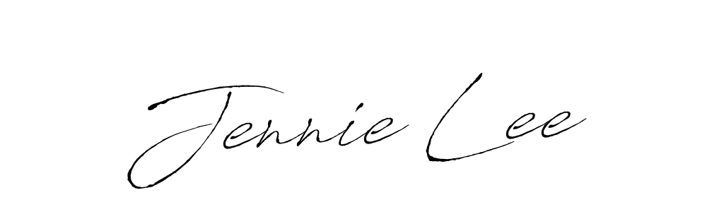 Design your own signature with our free online signature maker. With this signature software, you can create a handwritten (Antro_Vectra) signature for name Jennie Lee. Jennie Lee signature style 6 images and pictures png