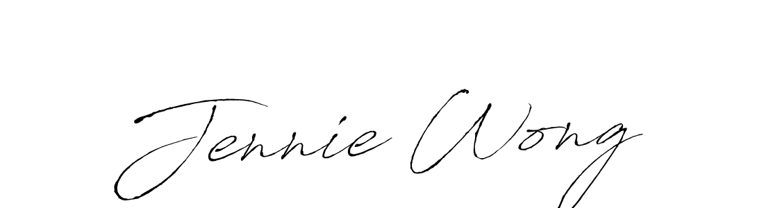 Make a beautiful signature design for name Jennie Wong. Use this online signature maker to create a handwritten signature for free. Jennie Wong signature style 6 images and pictures png