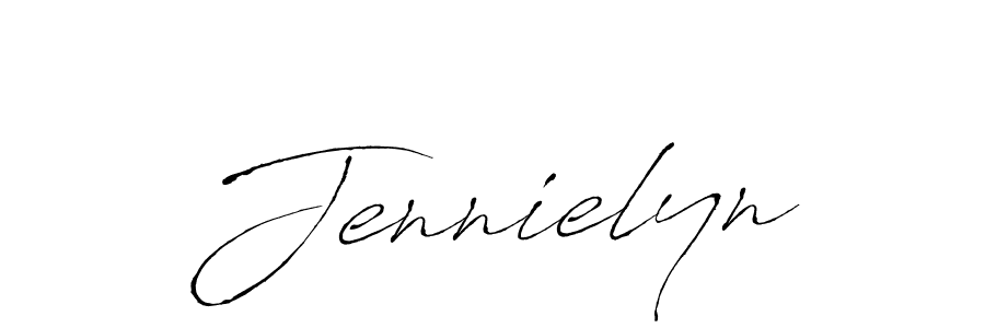 Design your own signature with our free online signature maker. With this signature software, you can create a handwritten (Antro_Vectra) signature for name Jennielyn. Jennielyn signature style 6 images and pictures png