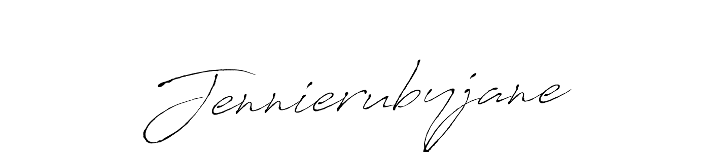 How to make Jennierubyjane name signature. Use Antro_Vectra style for creating short signs online. This is the latest handwritten sign. Jennierubyjane signature style 6 images and pictures png