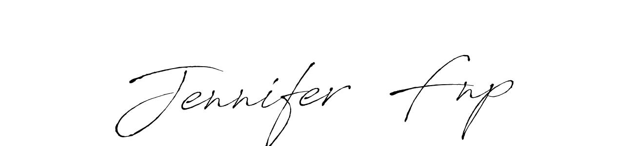 Create a beautiful signature design for name Jennifer  Fnp. With this signature (Antro_Vectra) fonts, you can make a handwritten signature for free. Jennifer  Fnp signature style 6 images and pictures png