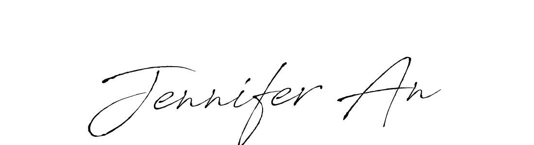 Design your own signature with our free online signature maker. With this signature software, you can create a handwritten (Antro_Vectra) signature for name Jennifer An. Jennifer An signature style 6 images and pictures png