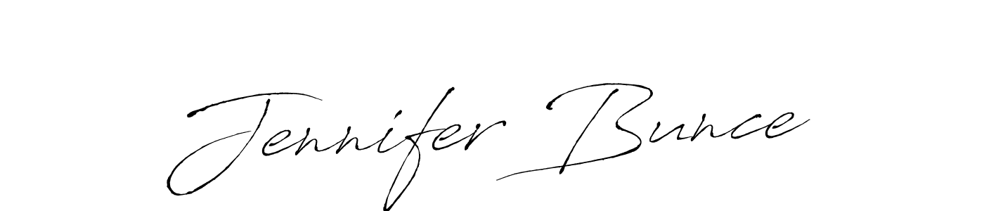 You should practise on your own different ways (Antro_Vectra) to write your name (Jennifer Bunce) in signature. don't let someone else do it for you. Jennifer Bunce signature style 6 images and pictures png