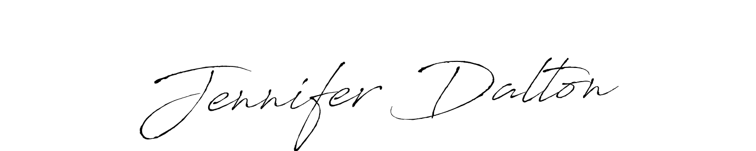 Make a beautiful signature design for name Jennifer Dalton. With this signature (Antro_Vectra) style, you can create a handwritten signature for free. Jennifer Dalton signature style 6 images and pictures png