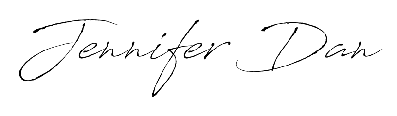 Design your own signature with our free online signature maker. With this signature software, you can create a handwritten (Antro_Vectra) signature for name Jennifer Dan. Jennifer Dan signature style 6 images and pictures png