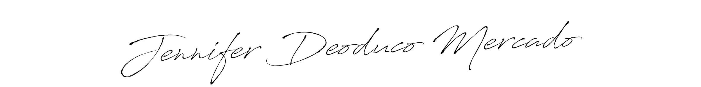 How to make Jennifer Deoduco Mercado signature? Antro_Vectra is a professional autograph style. Create handwritten signature for Jennifer Deoduco Mercado name. Jennifer Deoduco Mercado signature style 6 images and pictures png
