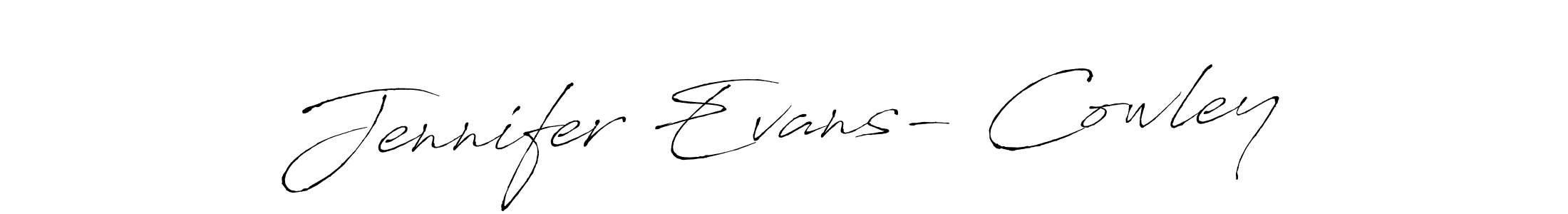 Create a beautiful signature design for name Jennifer Evans- Cowley. With this signature (Antro_Vectra) fonts, you can make a handwritten signature for free. Jennifer Evans- Cowley signature style 6 images and pictures png