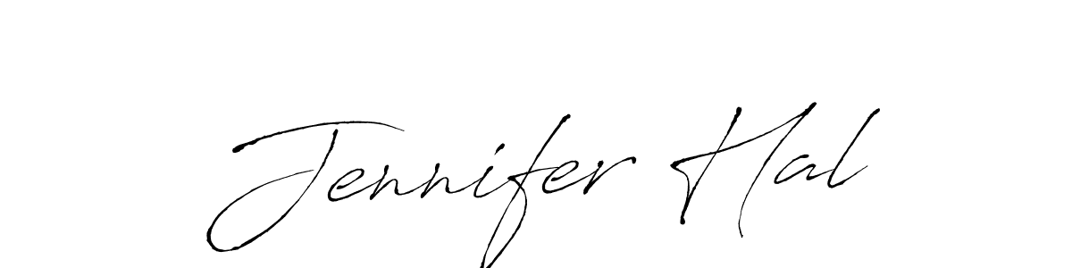 Design your own signature with our free online signature maker. With this signature software, you can create a handwritten (Antro_Vectra) signature for name Jennifer Hal. Jennifer Hal signature style 6 images and pictures png