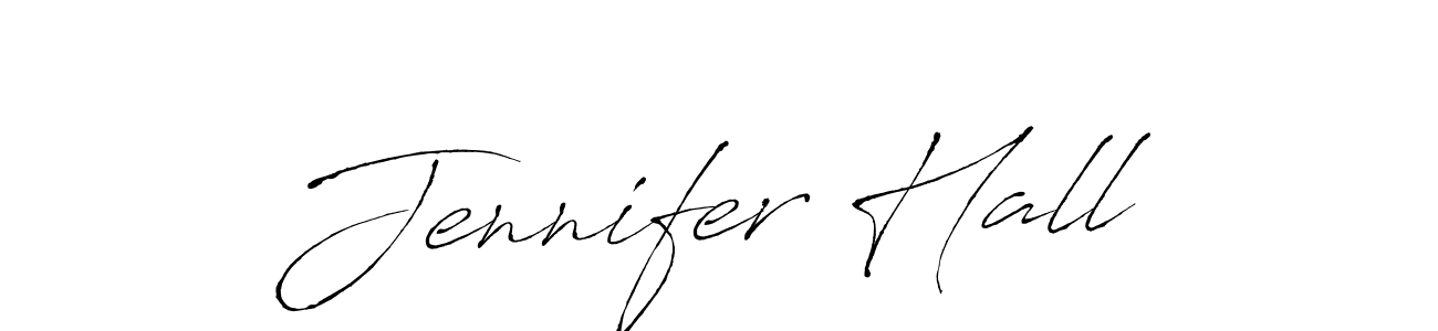 Jennifer Hall stylish signature style. Best Handwritten Sign (Antro_Vectra) for my name. Handwritten Signature Collection Ideas for my name Jennifer Hall. Jennifer Hall signature style 6 images and pictures png