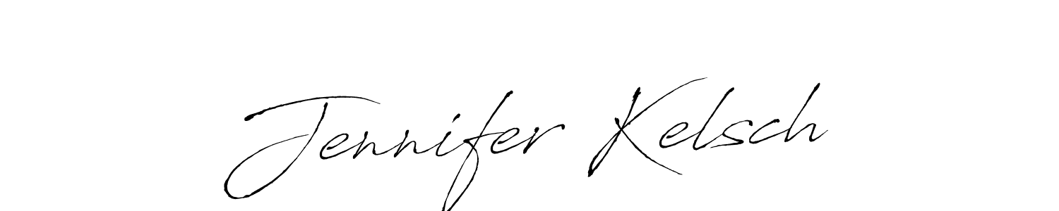 Create a beautiful signature design for name Jennifer Kelsch. With this signature (Antro_Vectra) fonts, you can make a handwritten signature for free. Jennifer Kelsch signature style 6 images and pictures png
