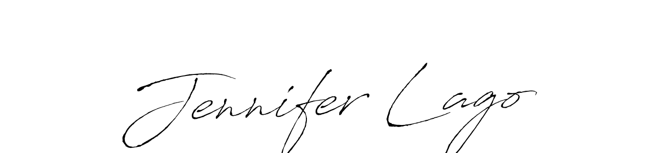 Create a beautiful signature design for name Jennifer Lago. With this signature (Antro_Vectra) fonts, you can make a handwritten signature for free. Jennifer Lago signature style 6 images and pictures png