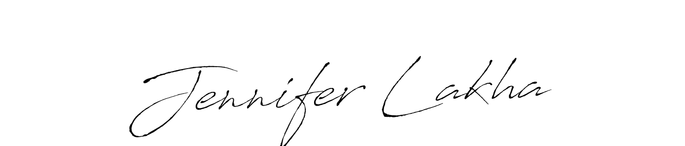 You should practise on your own different ways (Antro_Vectra) to write your name (Jennifer Lakha) in signature. don't let someone else do it for you. Jennifer Lakha signature style 6 images and pictures png