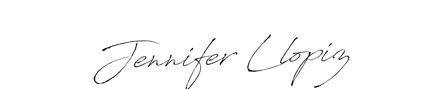 Design your own signature with our free online signature maker. With this signature software, you can create a handwritten (Antro_Vectra) signature for name Jennifer Llopiz. Jennifer Llopiz signature style 6 images and pictures png