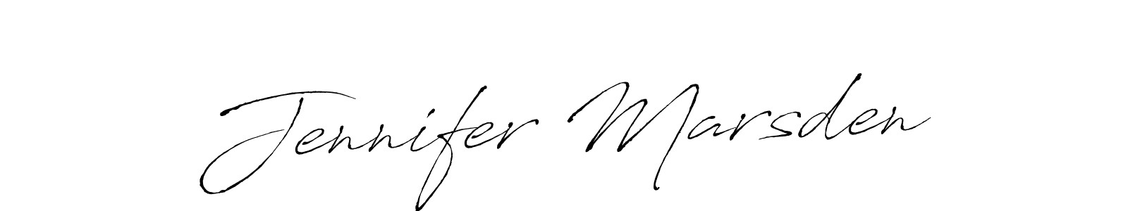 Jennifer Marsden stylish signature style. Best Handwritten Sign (Antro_Vectra) for my name. Handwritten Signature Collection Ideas for my name Jennifer Marsden. Jennifer Marsden signature style 6 images and pictures png
