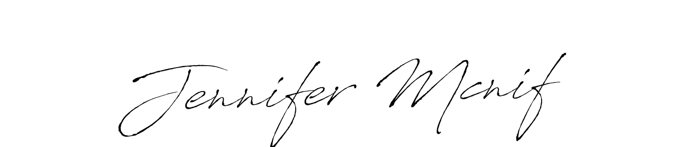 How to make Jennifer Mcnif signature? Antro_Vectra is a professional autograph style. Create handwritten signature for Jennifer Mcnif name. Jennifer Mcnif signature style 6 images and pictures png