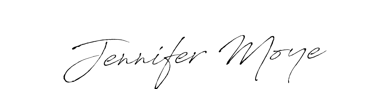 How to make Jennifer Moye name signature. Use Antro_Vectra style for creating short signs online. This is the latest handwritten sign. Jennifer Moye signature style 6 images and pictures png