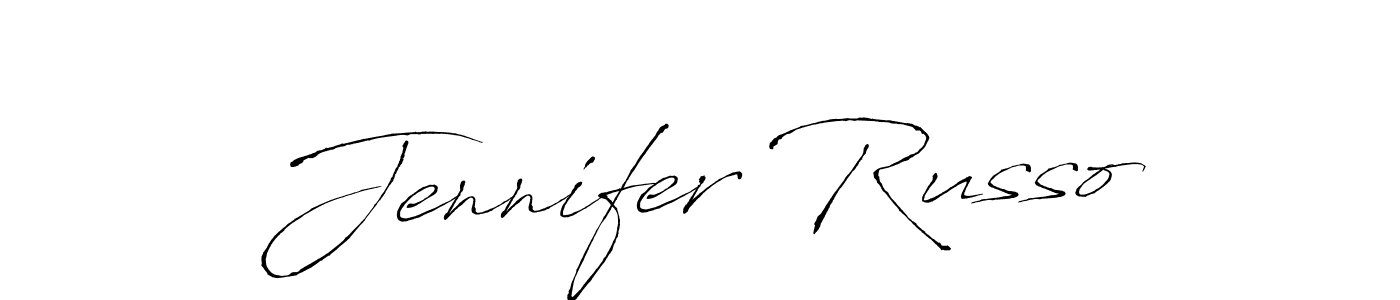 Design your own signature with our free online signature maker. With this signature software, you can create a handwritten (Antro_Vectra) signature for name Jennifer Russo. Jennifer Russo signature style 6 images and pictures png