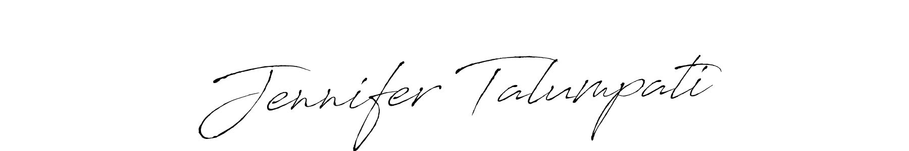 Make a beautiful signature design for name Jennifer Talumpati. Use this online signature maker to create a handwritten signature for free. Jennifer Talumpati signature style 6 images and pictures png