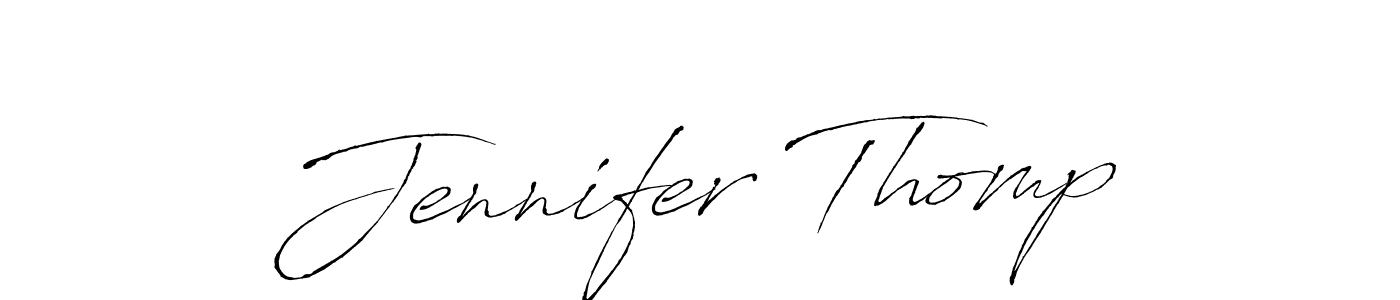 Antro_Vectra is a professional signature style that is perfect for those who want to add a touch of class to their signature. It is also a great choice for those who want to make their signature more unique. Get Jennifer Thomp name to fancy signature for free. Jennifer Thomp signature style 6 images and pictures png