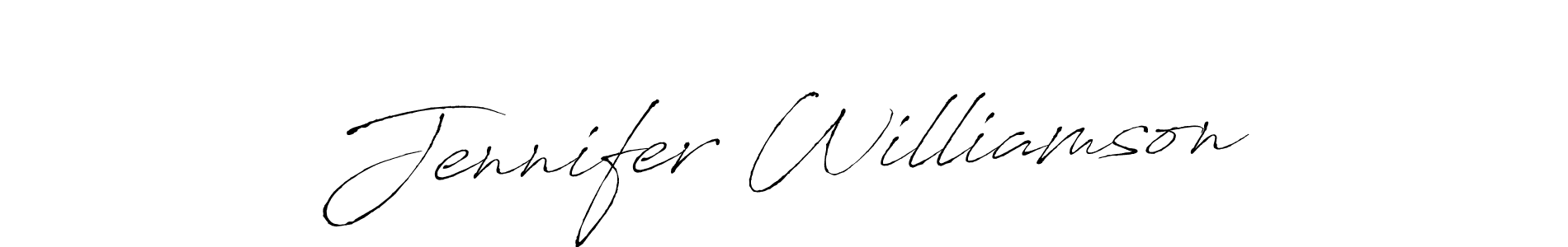 How to make Jennifer Williamson signature? Antro_Vectra is a professional autograph style. Create handwritten signature for Jennifer Williamson name. Jennifer Williamson signature style 6 images and pictures png