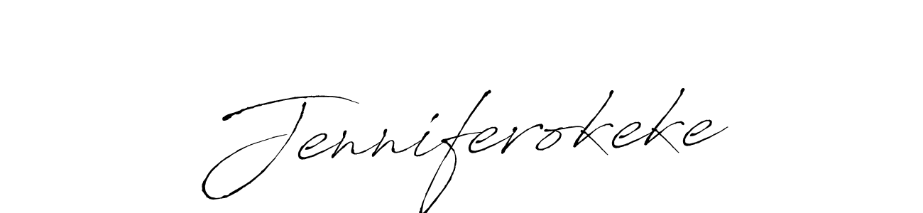 Make a short Jenniferokeke signature style. Manage your documents anywhere anytime using Antro_Vectra. Create and add eSignatures, submit forms, share and send files easily. Jenniferokeke signature style 6 images and pictures png
