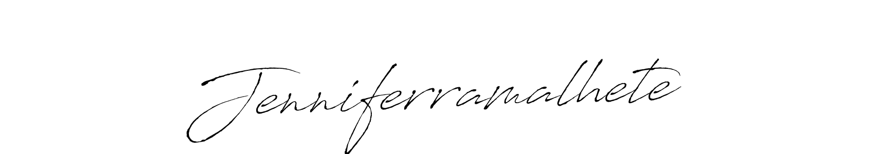 Jenniferramalhete stylish signature style. Best Handwritten Sign (Antro_Vectra) for my name. Handwritten Signature Collection Ideas for my name Jenniferramalhete. Jenniferramalhete signature style 6 images and pictures png