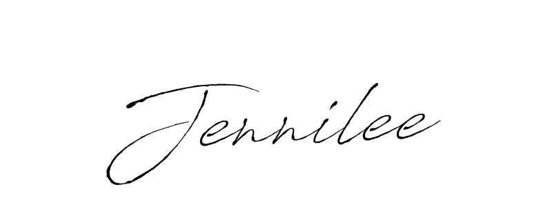 Antro_Vectra is a professional signature style that is perfect for those who want to add a touch of class to their signature. It is also a great choice for those who want to make their signature more unique. Get Jennilee name to fancy signature for free. Jennilee signature style 6 images and pictures png