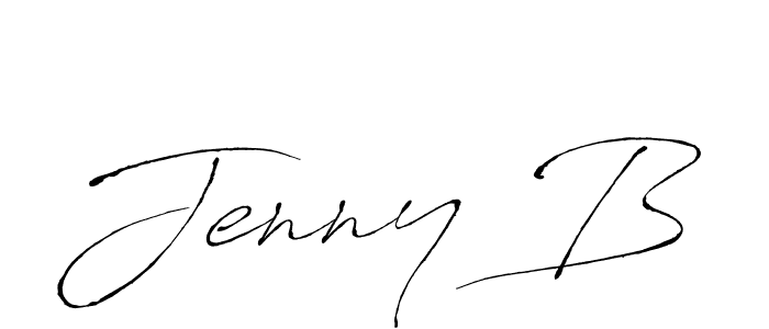 How to make Jenny B signature? Antro_Vectra is a professional autograph style. Create handwritten signature for Jenny B name. Jenny B signature style 6 images and pictures png