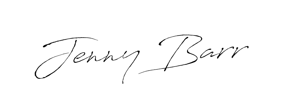 Use a signature maker to create a handwritten signature online. With this signature software, you can design (Antro_Vectra) your own signature for name Jenny Barr. Jenny Barr signature style 6 images and pictures png