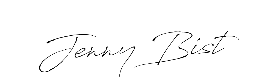 Use a signature maker to create a handwritten signature online. With this signature software, you can design (Antro_Vectra) your own signature for name Jenny Bist. Jenny Bist signature style 6 images and pictures png