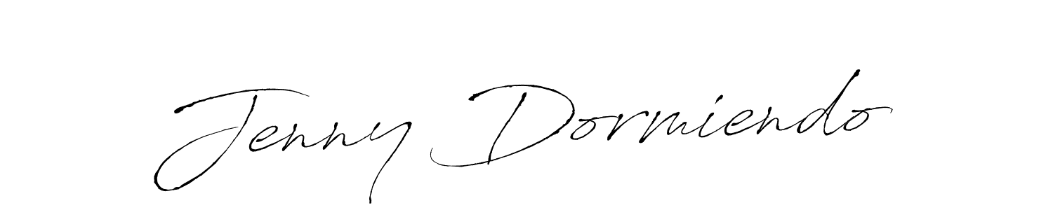 Create a beautiful signature design for name Jenny Dormiendo. With this signature (Antro_Vectra) fonts, you can make a handwritten signature for free. Jenny Dormiendo signature style 6 images and pictures png