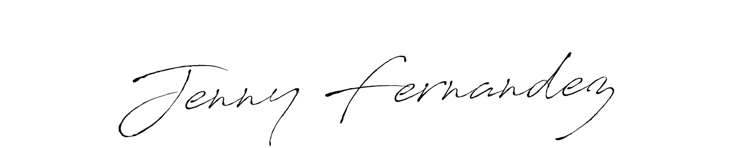 Jenny Fernandez stylish signature style. Best Handwritten Sign (Antro_Vectra) for my name. Handwritten Signature Collection Ideas for my name Jenny Fernandez. Jenny Fernandez signature style 6 images and pictures png