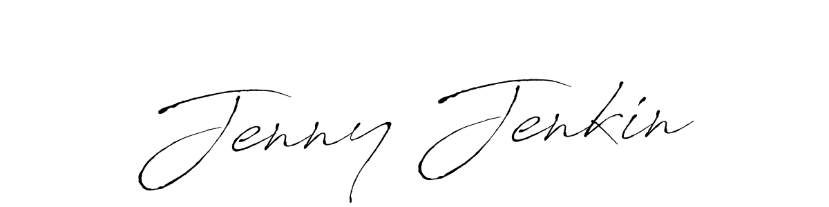 Use a signature maker to create a handwritten signature online. With this signature software, you can design (Antro_Vectra) your own signature for name Jenny Jenkin. Jenny Jenkin signature style 6 images and pictures png
