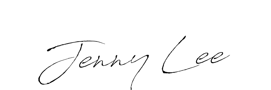 Jenny Lee stylish signature style. Best Handwritten Sign (Antro_Vectra) for my name. Handwritten Signature Collection Ideas for my name Jenny Lee. Jenny Lee signature style 6 images and pictures png