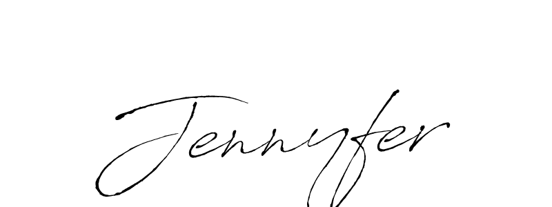 Use a signature maker to create a handwritten signature online. With this signature software, you can design (Antro_Vectra) your own signature for name Jennyfer. Jennyfer signature style 6 images and pictures png