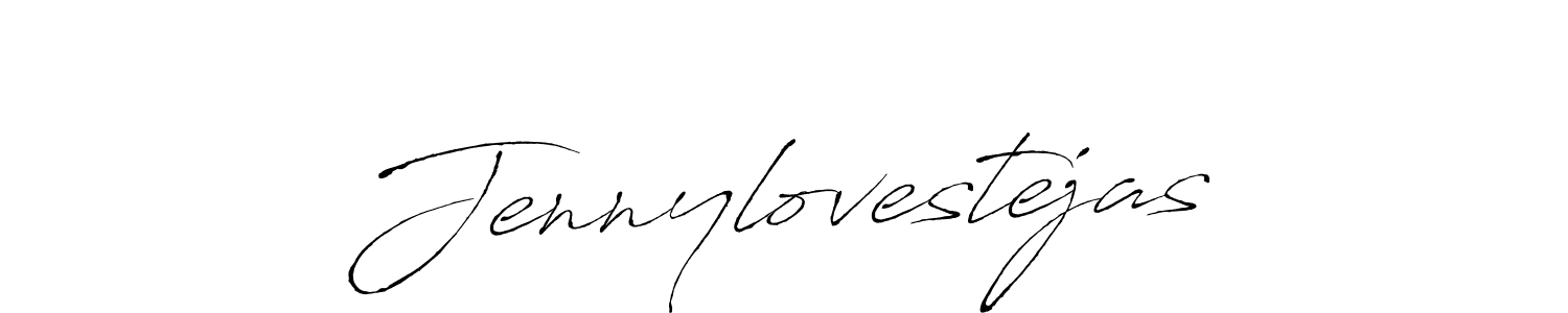 Design your own signature with our free online signature maker. With this signature software, you can create a handwritten (Antro_Vectra) signature for name Jennylovestejas. Jennylovestejas signature style 6 images and pictures png