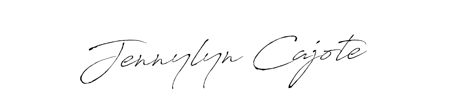 Jennylyn Cajote stylish signature style. Best Handwritten Sign (Antro_Vectra) for my name. Handwritten Signature Collection Ideas for my name Jennylyn Cajote. Jennylyn Cajote signature style 6 images and pictures png