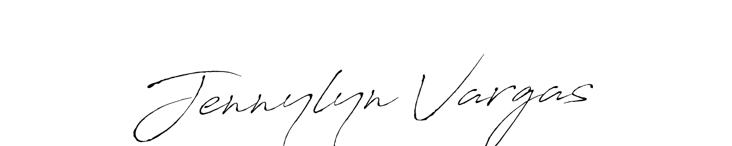 Jennylyn Vargas stylish signature style. Best Handwritten Sign (Antro_Vectra) for my name. Handwritten Signature Collection Ideas for my name Jennylyn Vargas. Jennylyn Vargas signature style 6 images and pictures png