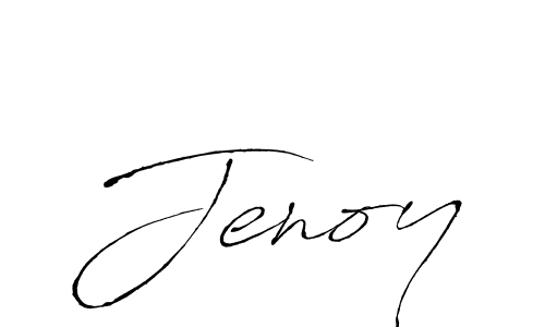 How to make Jenoy name signature. Use Antro_Vectra style for creating short signs online. This is the latest handwritten sign. Jenoy signature style 6 images and pictures png