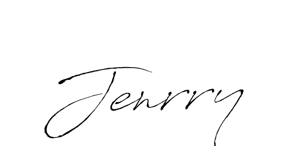 You should practise on your own different ways (Antro_Vectra) to write your name (Jenrry) in signature. don't let someone else do it for you. Jenrry signature style 6 images and pictures png