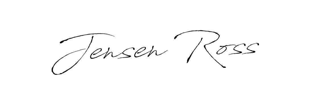 Use a signature maker to create a handwritten signature online. With this signature software, you can design (Antro_Vectra) your own signature for name Jensen Ross. Jensen Ross signature style 6 images and pictures png