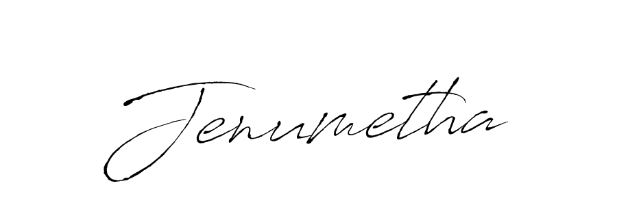 Jenumetha stylish signature style. Best Handwritten Sign (Antro_Vectra) for my name. Handwritten Signature Collection Ideas for my name Jenumetha. Jenumetha signature style 6 images and pictures png