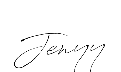 Design your own signature with our free online signature maker. With this signature software, you can create a handwritten (Antro_Vectra) signature for name Jenyy. Jenyy signature style 6 images and pictures png