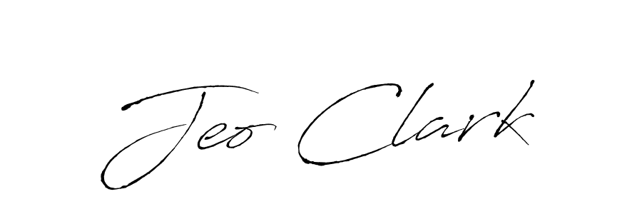 You should practise on your own different ways (Antro_Vectra) to write your name (Jeo Clark) in signature. don't let someone else do it for you. Jeo Clark signature style 6 images and pictures png