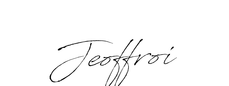 How to make Jeoffroi name signature. Use Antro_Vectra style for creating short signs online. This is the latest handwritten sign. Jeoffroi signature style 6 images and pictures png