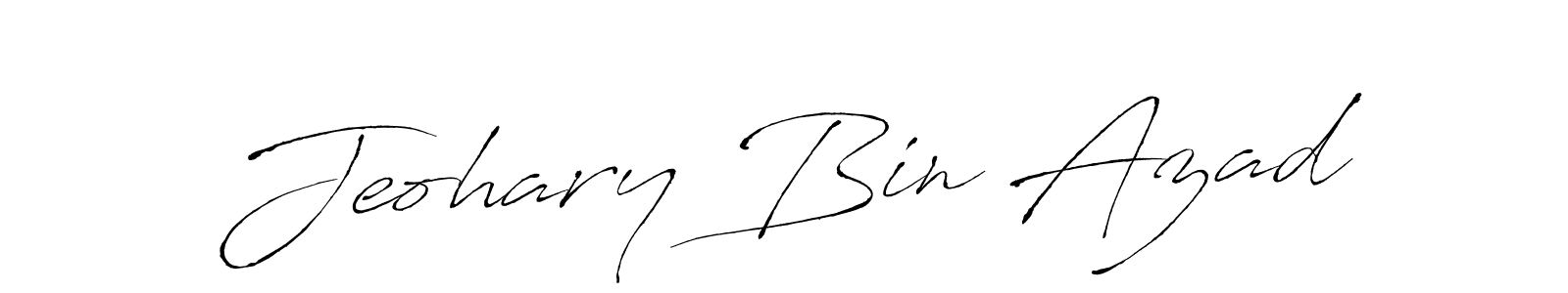 It looks lik you need a new signature style for name Jeohary Bin Azad. Design unique handwritten (Antro_Vectra) signature with our free signature maker in just a few clicks. Jeohary Bin Azad signature style 6 images and pictures png