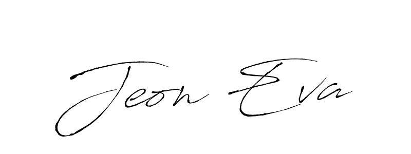 Best and Professional Signature Style for Jeon Eva. Antro_Vectra Best Signature Style Collection. Jeon Eva signature style 6 images and pictures png