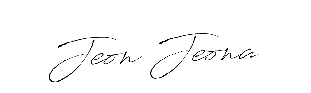 Also You can easily find your signature by using the search form. We will create Jeon Jeona name handwritten signature images for you free of cost using Antro_Vectra sign style. Jeon Jeona signature style 6 images and pictures png